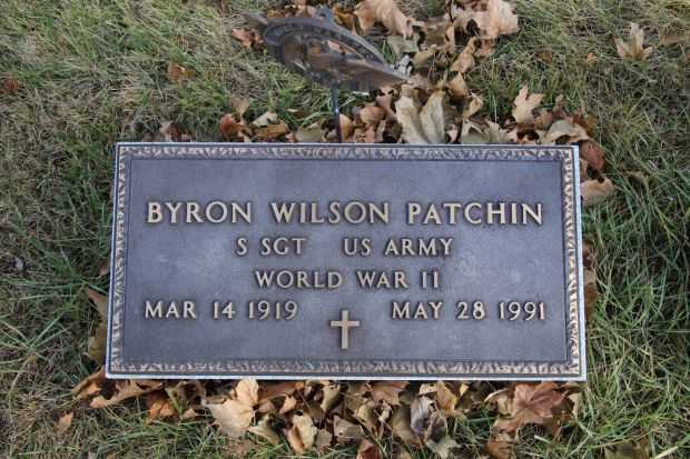 BYRON WILSON PATCHIN MEMORIAL CEMETERY STONE