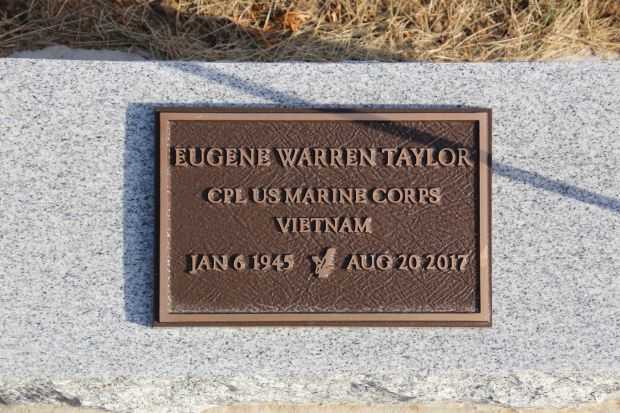 EUGENE WARREN TAYLOR MEMORIAL CEMETERY STONE