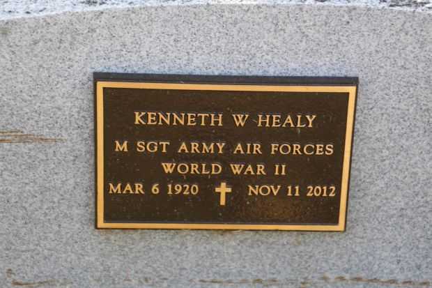 KENNETH W HEALY MEMORIAL CEMETERY STONE