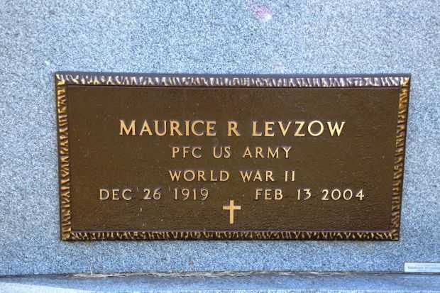 MAURICE R LEVZOW MEMORIAL CEMETERY STONE