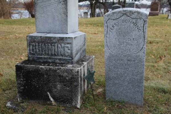 PERRY DUNNING MEMORIAL CEMETERY STONE