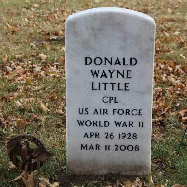 DONALD WAYNE LITTLE MEMORIAL CEMETERY STONE