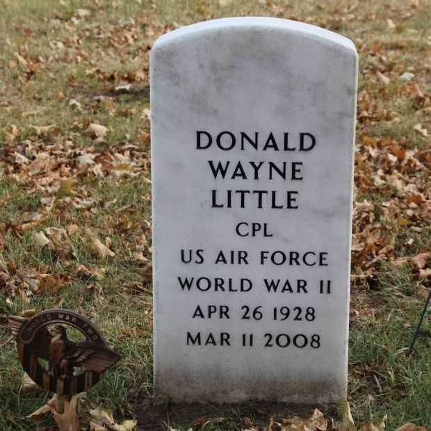DONALD WAYNE LITTLE MEMORIAL CEMETERY STONE