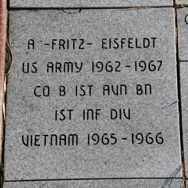 FORT ATKINSON VETERANS MEMORIAL PAVER 34
