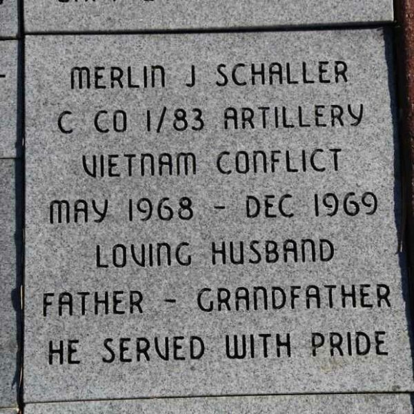 FORT ATKINSON VETERANS MEMORIAL PAVER 31