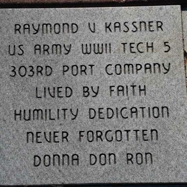 FORT ATKINSON VETERANS MEMORIAL PAVER 25