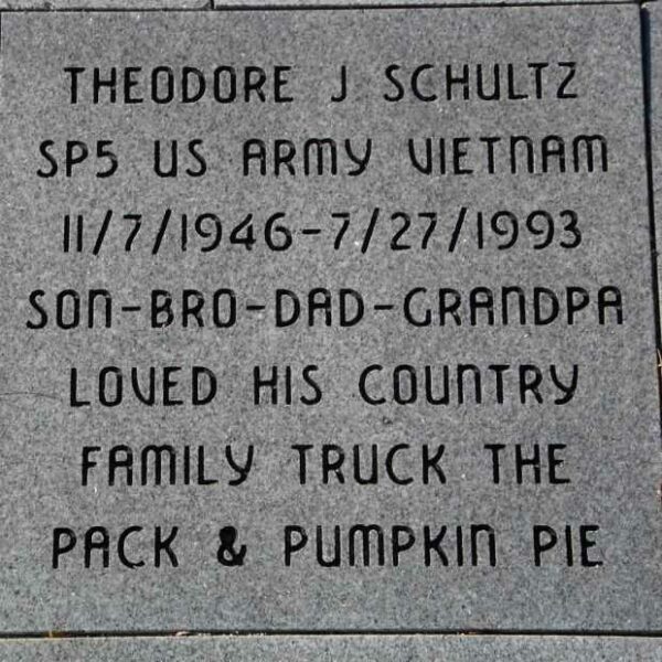 FORT ATKINSON VETERANS MEMORIAL PAVER 19