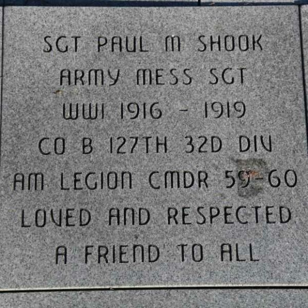 FORT ATKINSON VETERANS MEMORIAL PAVER 9