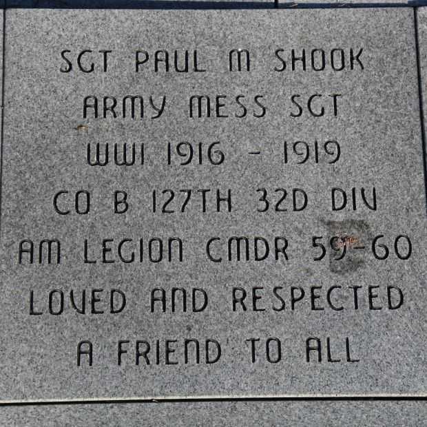 FORT ATKINSON VETERANS MEMORIAL PAVER 9