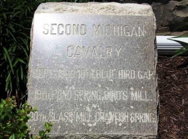 SECOND MICHIGAN CAVALRY WAR MEMORIAL