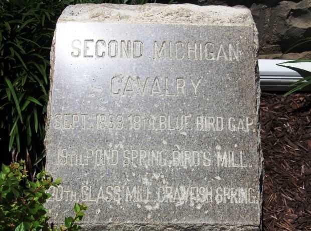 SECOND MICHIGAN CAVALRY WAR MEMORIAL