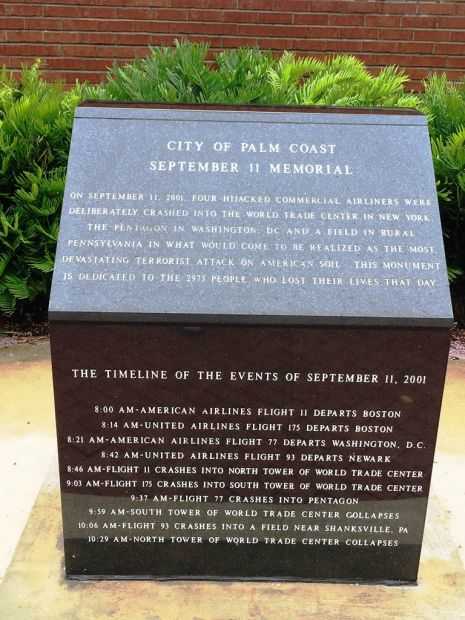 CITY OF PALM COAST SEPTEMBER 11 MEMORIAL