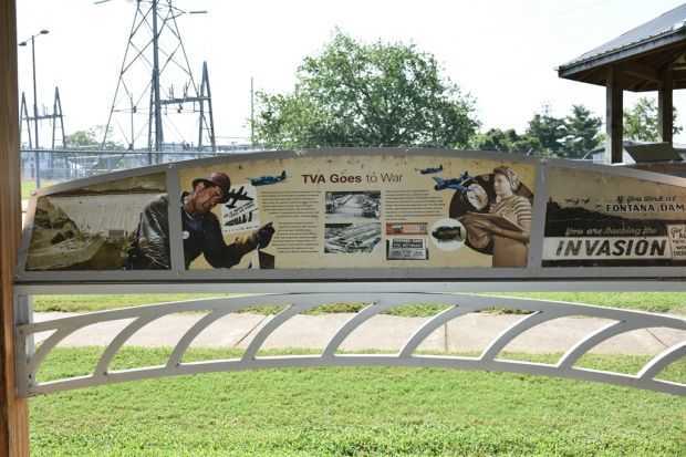 TVA GOES TO WAR MEMORIAL MURAL