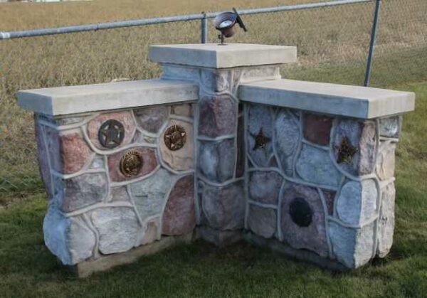 VILLAGE OF MARQUETTE VETERANS MEMORIAL RIGHT SIDE