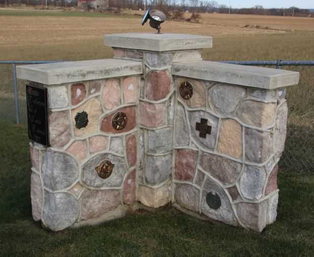 VILLAGE OF MARQUETTE VETERANS MEMORIAL LEFT SIDE