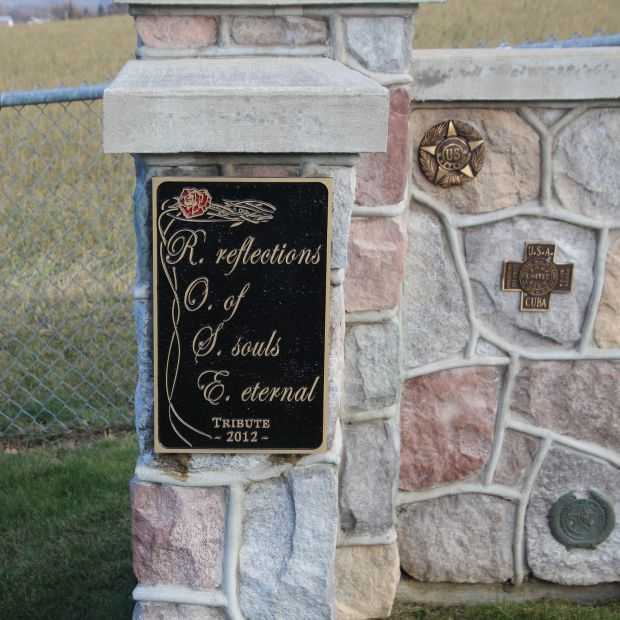 VILLAGE OF MARQUETTE VETERANS MEMORIAL PLAQUE