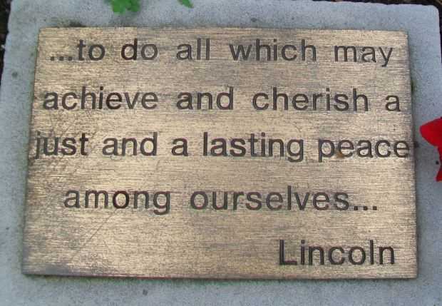 AMERICAN CIVIL WAR MEMORIAL NORTH-SOUTH CENOTAPH TABLET