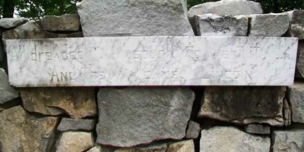 AMERICAN CIVIL WAR MEMORIAL STAR STONE QUOTE A