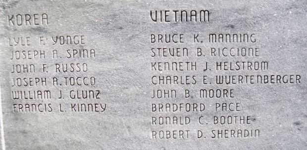 GENEVA WORLD WAR I MEMORIAL HONOR ROLL STONE B