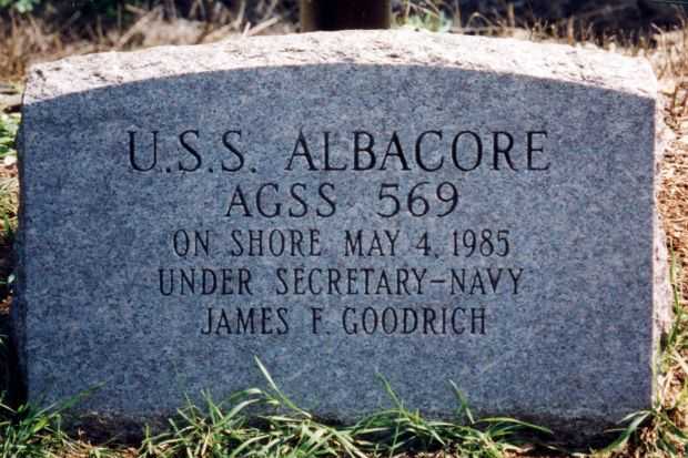 U.S.S. ALBACORE AGSS 569 MEMORIAL