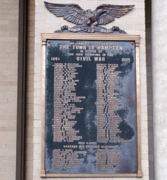 TOWN OF HAMPTON CIVIL WAR HONOR ROLL MEMORIAL