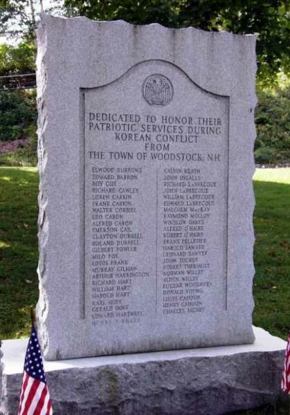 WOODSTOCK KOREAN CONFLICT MEMORIAL