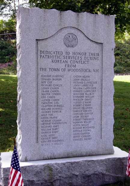 WOODSTOCK KOREAN CONFLICT MEMORIAL