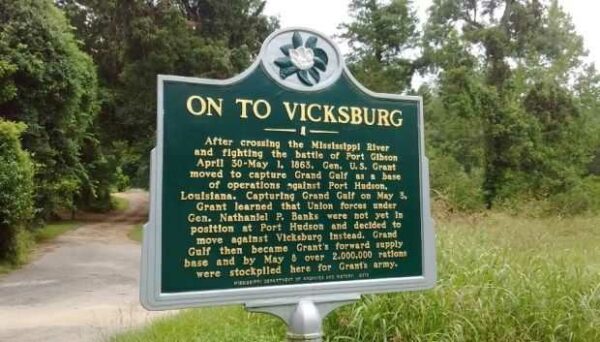 ON TO VICKSBURG WAR MEMORIAL MARKER