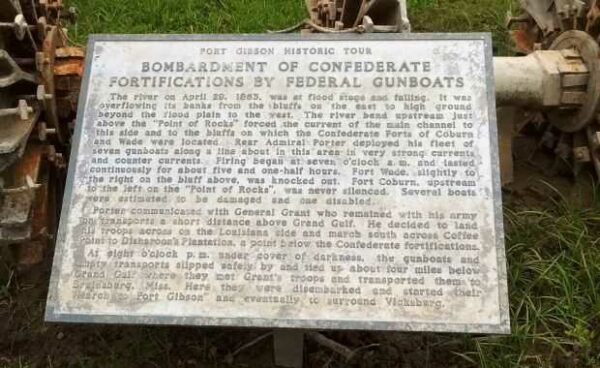 BOMBARDMENT OF CONFEDERATE FORTIFICATIONS WAR MEMORIAL PLAQUE