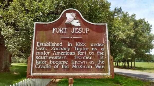 FORT JESUP WAR MEMORIAL MARKER