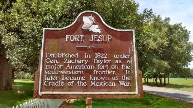 FORT JESUP WAR MEMORIAL MARKER