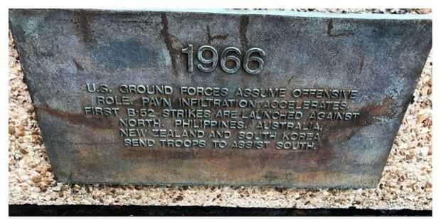 LOUISIANA’S VIETNAM VETERANS MEMORIAL PLAQUE D