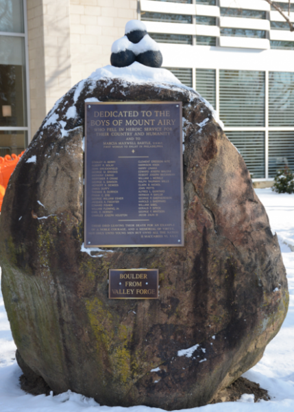 MOUNT AIRY WORLD WAR I RESTORED MEMORIAL