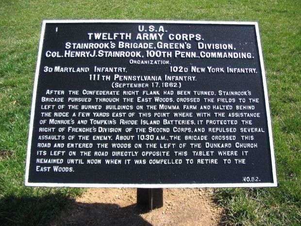TWELFTH ARMY CORPS WAR MEMORIAL PLAQUE XI