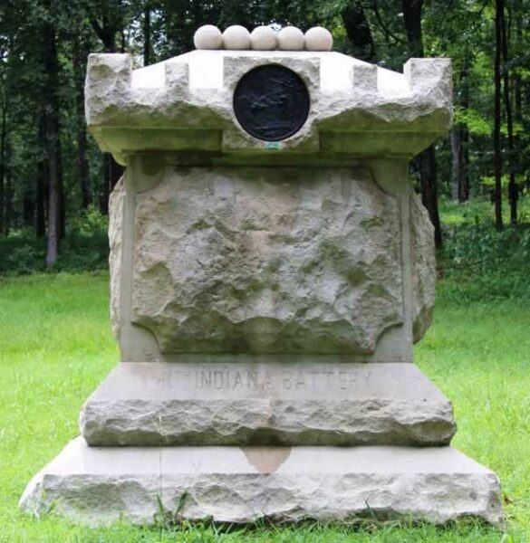 INDIANA’S ELEVENTH BATTERY WAR MEMORIAL FRONT