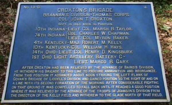 CROXTON’S BRIGADE WAR MEMORIAL PLAQUE III