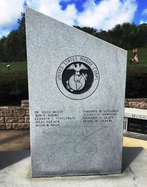 DAYTONA MEMORIAL PARK VETERANS MEMORIAL STONE C