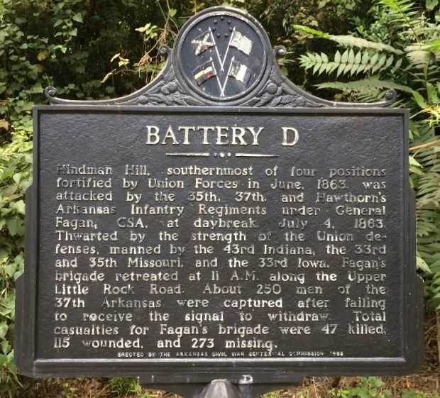 BATTERY D WAR MEMORIAL MARKER