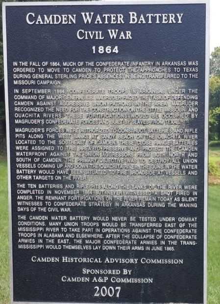 CAMDEN WATER BATTLE MEMORIAL MARKER