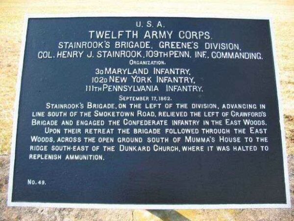 TWELFTH ARMY CORPS WAR MEMORIAL PLAQUE IV