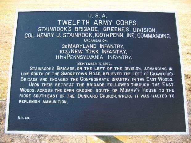 TWELFTH ARMY CORPS WAR MEMORIAL PLAQUE IV