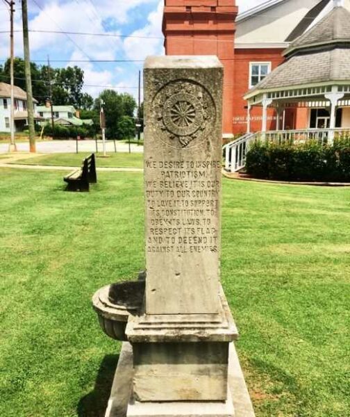 CREEK INDIAN CAMPAIGN MEMORIAL SIDE