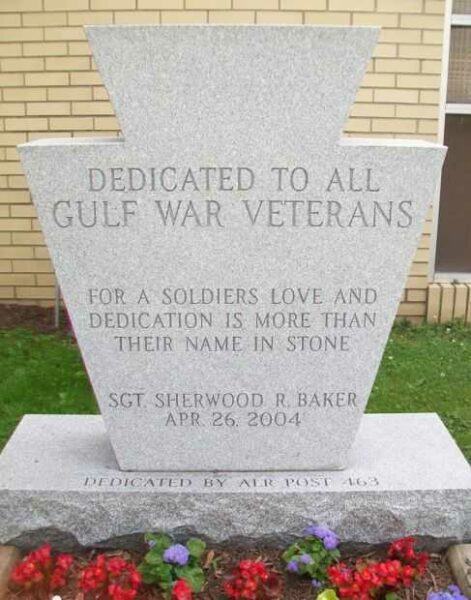 PLYMOUTH GULF WAR VETERANS MEMORIAL