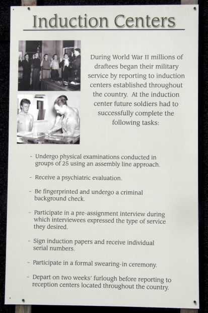 INDUCTION CENTERS MEMORIAL PLAQUE