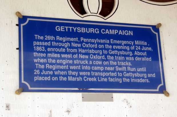 GETTYSBURG CAMPAIGN MEMORIAL PLAQUE