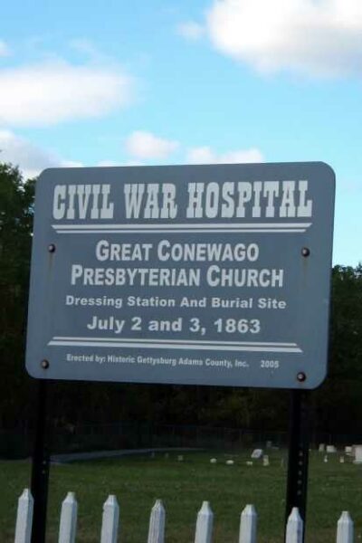 CIVIL WAR HOSPITAL MEMORIAL MARKER