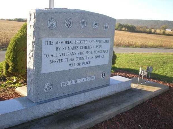 ST MARKS CEMETERY ALL VETERANS MEMORIAL