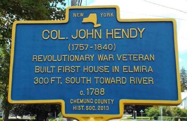 COL. JOHN HENDY REVOLUTIONARY WAR MEMORIAL MARKER