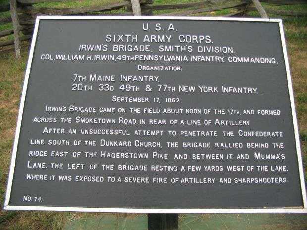SIXTH ARMY CORPS WAR MEMORIAL PLAQUE II A