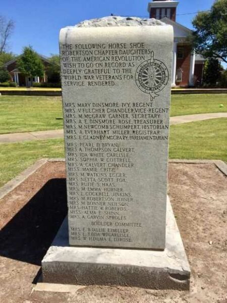CLAY COUNTY WORLD WAR VETERANS MEMORIAL LEFT SIDE